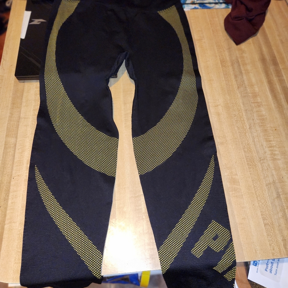 Active Wear Victoria Secret Pink Yoga Workout High Waist Full Length Seamless Le